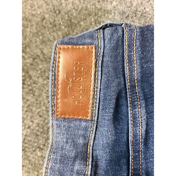 Hollister Women's Size 3R W26 L30 Dark Distressed Super Skinny Stretchy Jeans - Picture 8 of 8